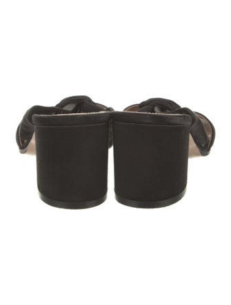 Gianvito Rossi Satin Slides