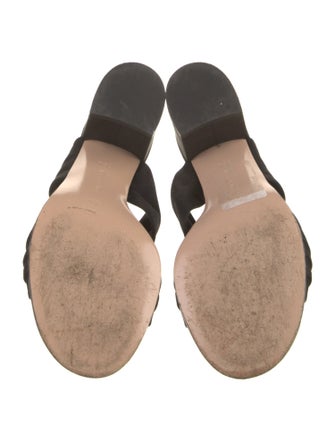 Gianvito Rossi Satin Slides