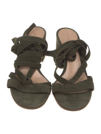 Gianvito Rossi Suede Sandals