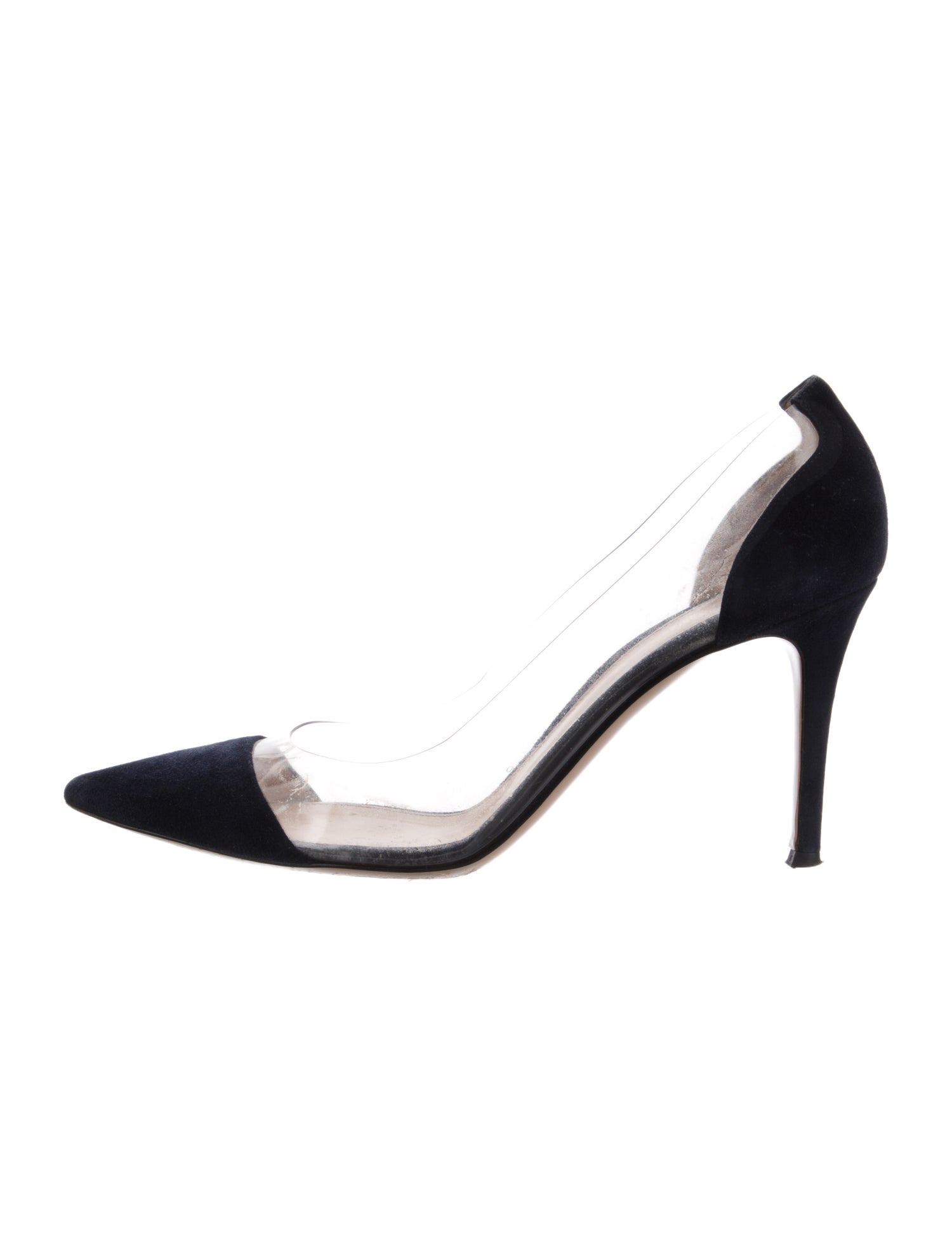 Gianvito Rossi Suede Slingback Pumps