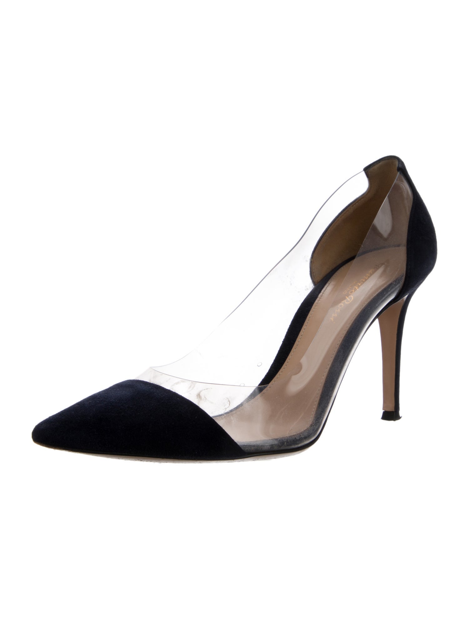 Gianvito Rossi Suede Slingback Pumps