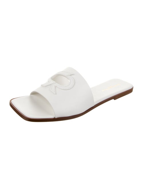 Gianvito Rossi Leather Slides