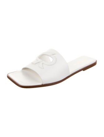 Gianvito Rossi Leather Slides