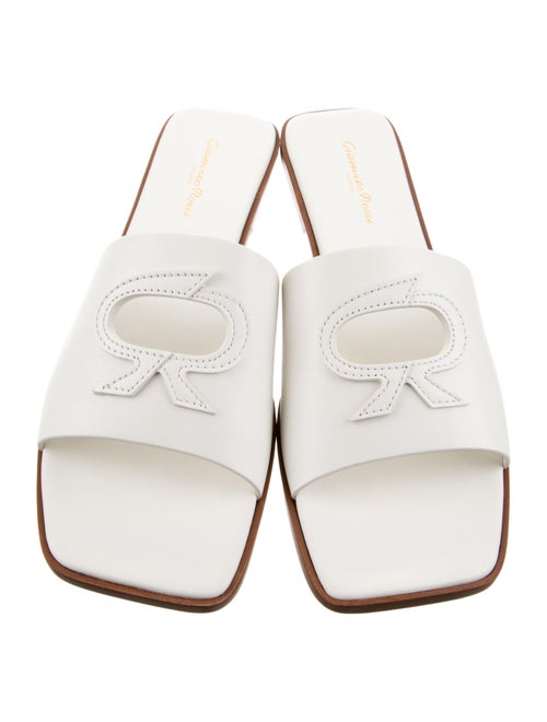 Gianvito Rossi Leather Slides