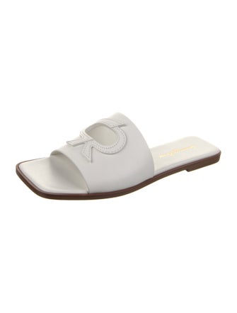 Gianvito Rossi Leather Slides