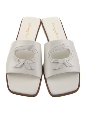 Gianvito Rossi Leather Slides