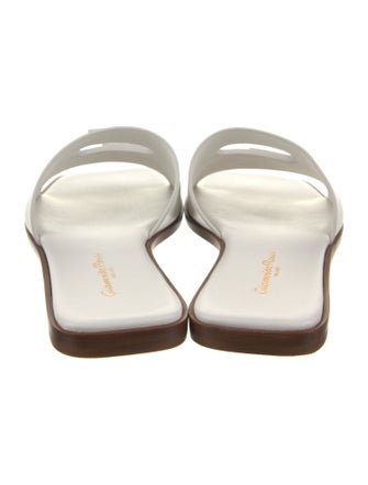 Gianvito Rossi Leather Slides