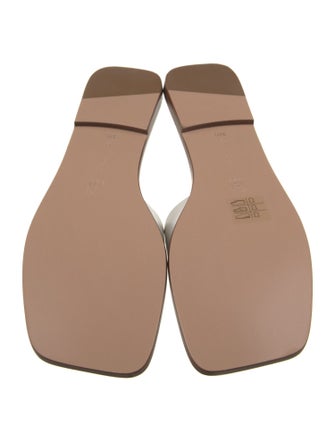 Gianvito Rossi Leather Slides