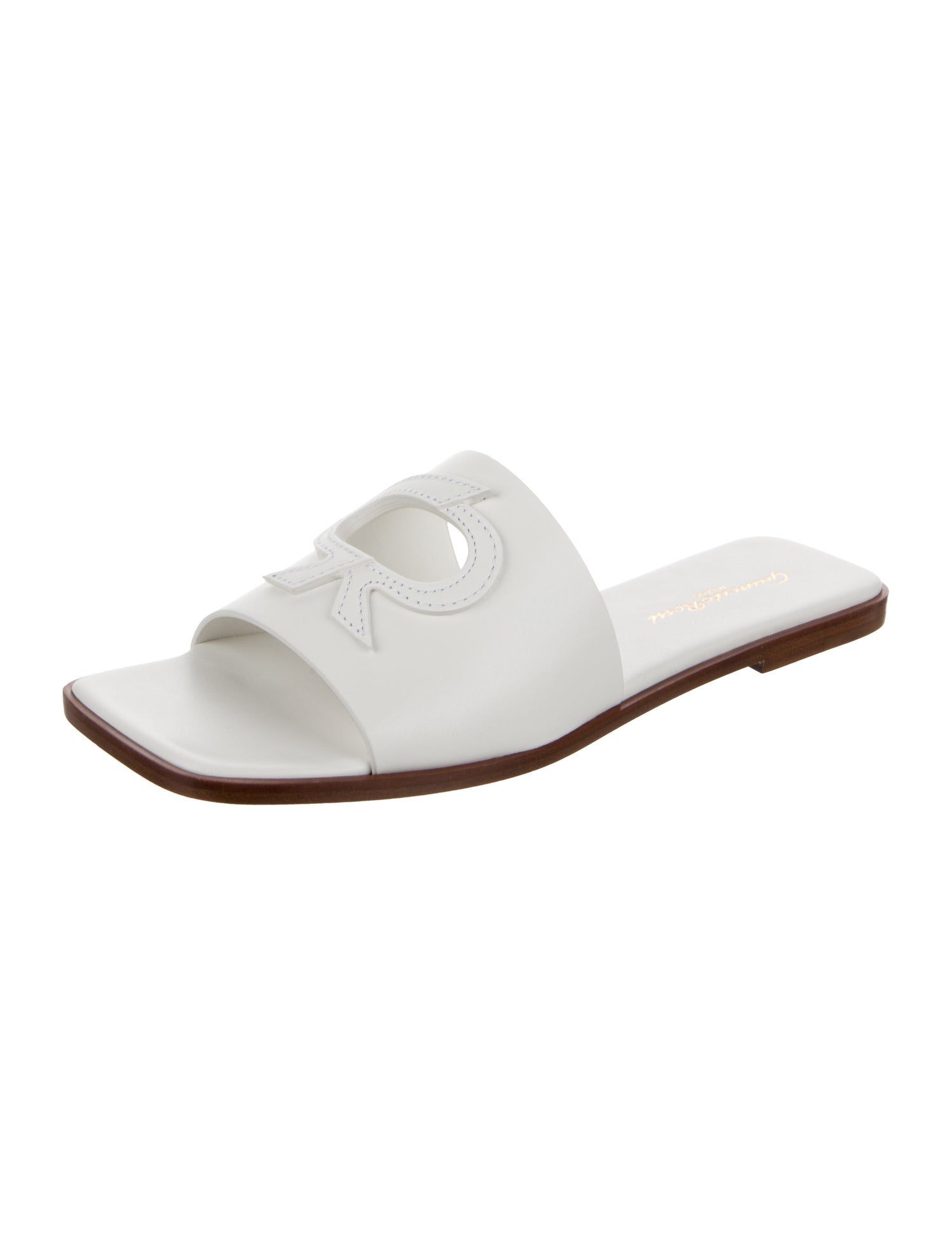 Gianvito Rossi Leather Slides