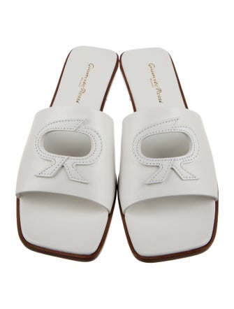 Gianvito Rossi Leather Slides