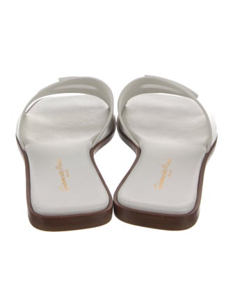 Gianvito Rossi Leather Slides