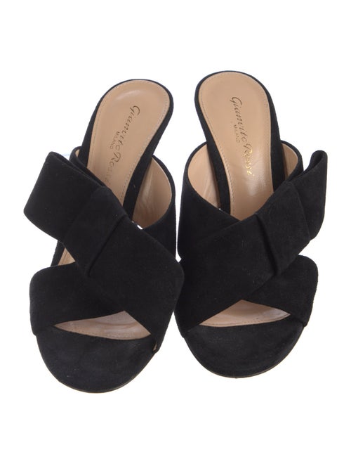 Gianvito Rossi Suede Slides