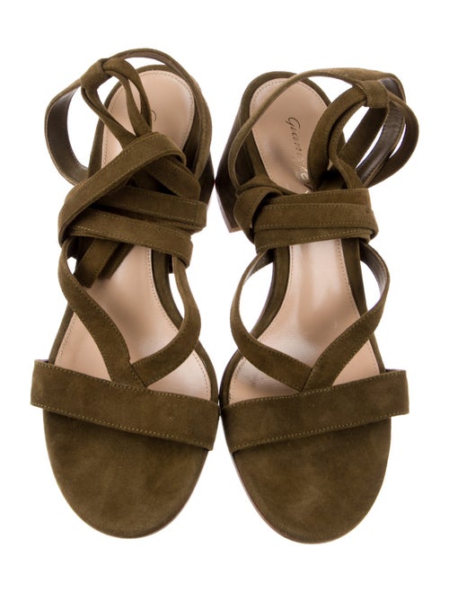 Gianvito Rossi Suede Gladiator Sandals