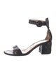 Gianvito Rossi Quilted Pattern Leather Sandals