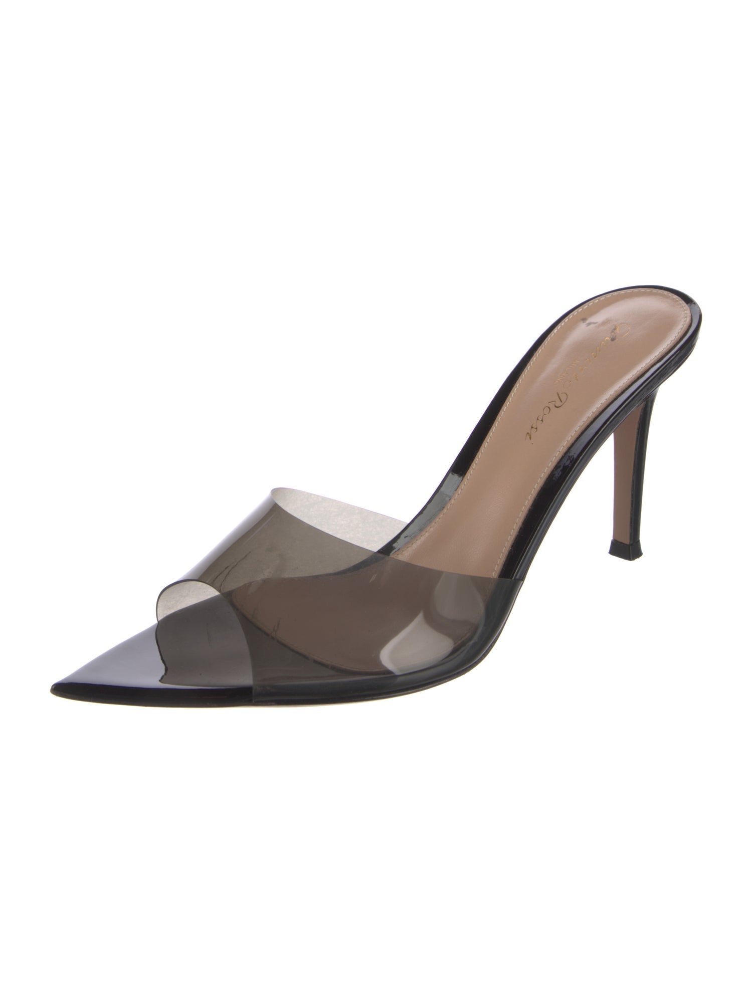 Gianvito Rossi Patent Leather Slides