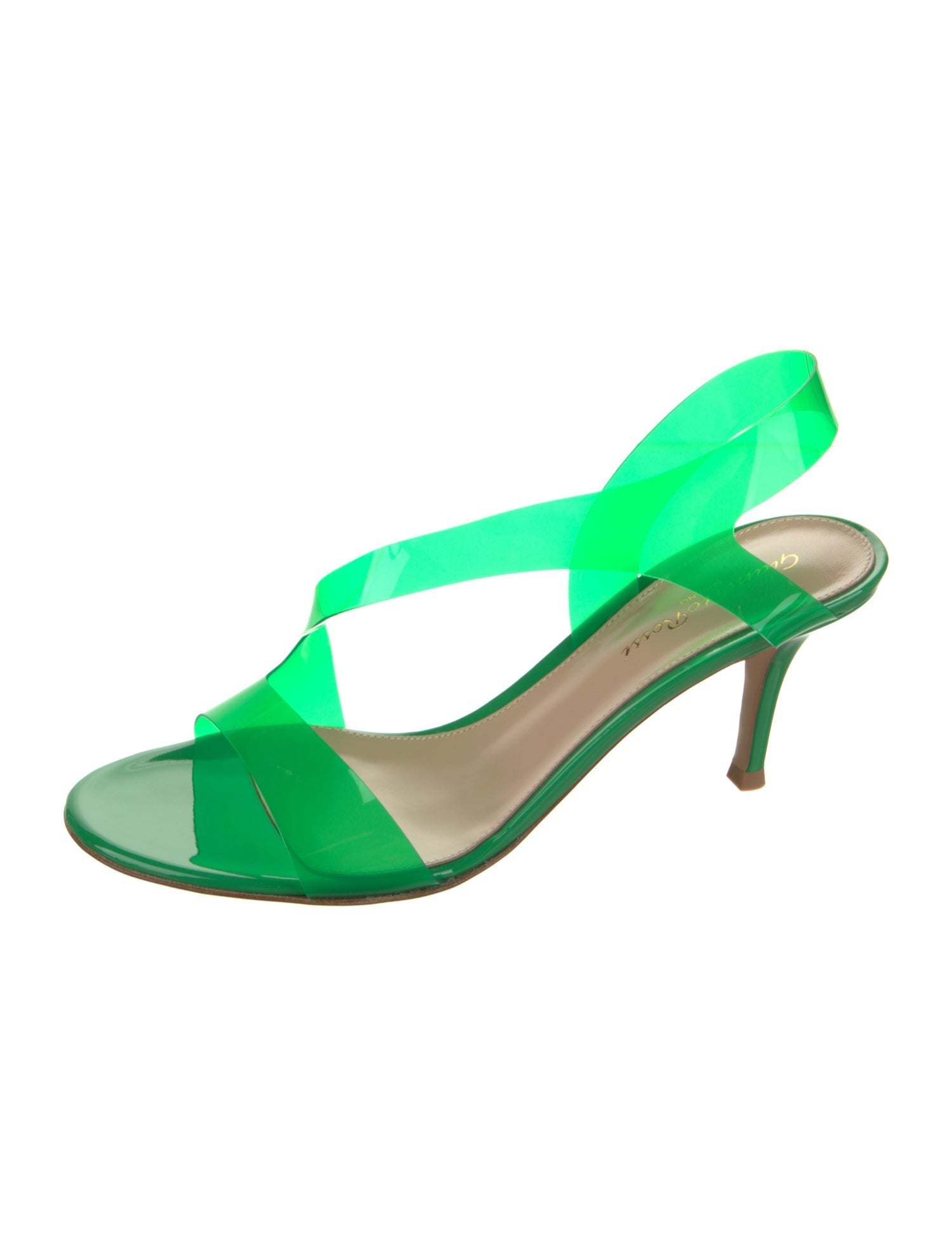 Gianvito Rossi PVC Slingback Sandals