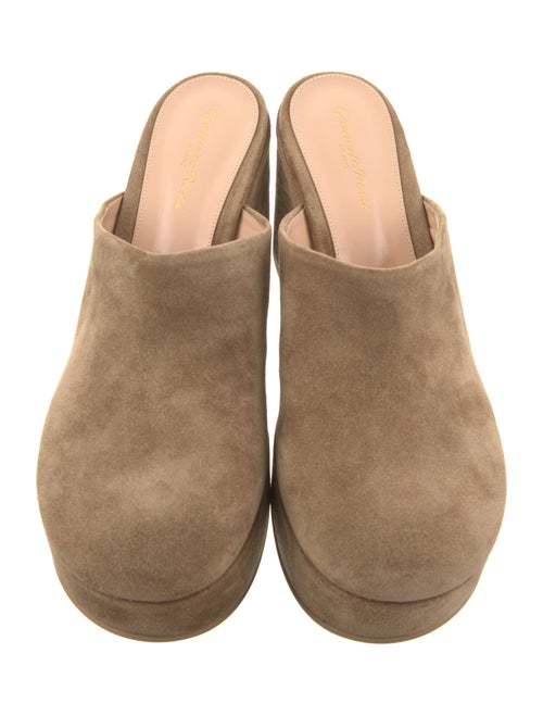 Gianvito Rossi Suede Mules