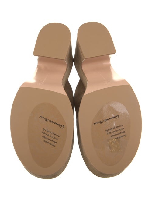 Gianvito Rossi Suede Mules