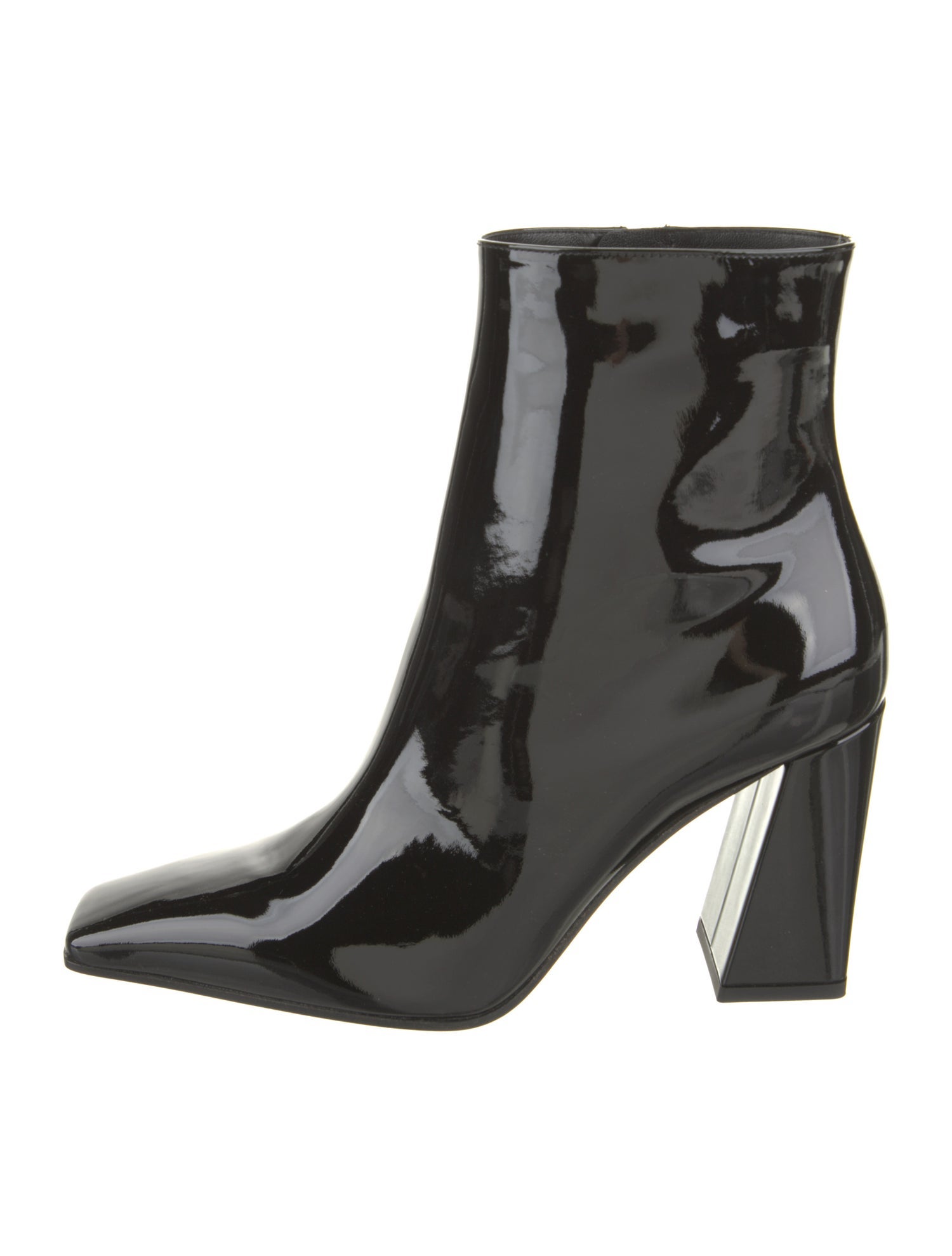 Gianvito Rossi Patent Leather Printed Boots