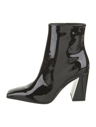 Gianvito Rossi Patent Leather Printed Boots