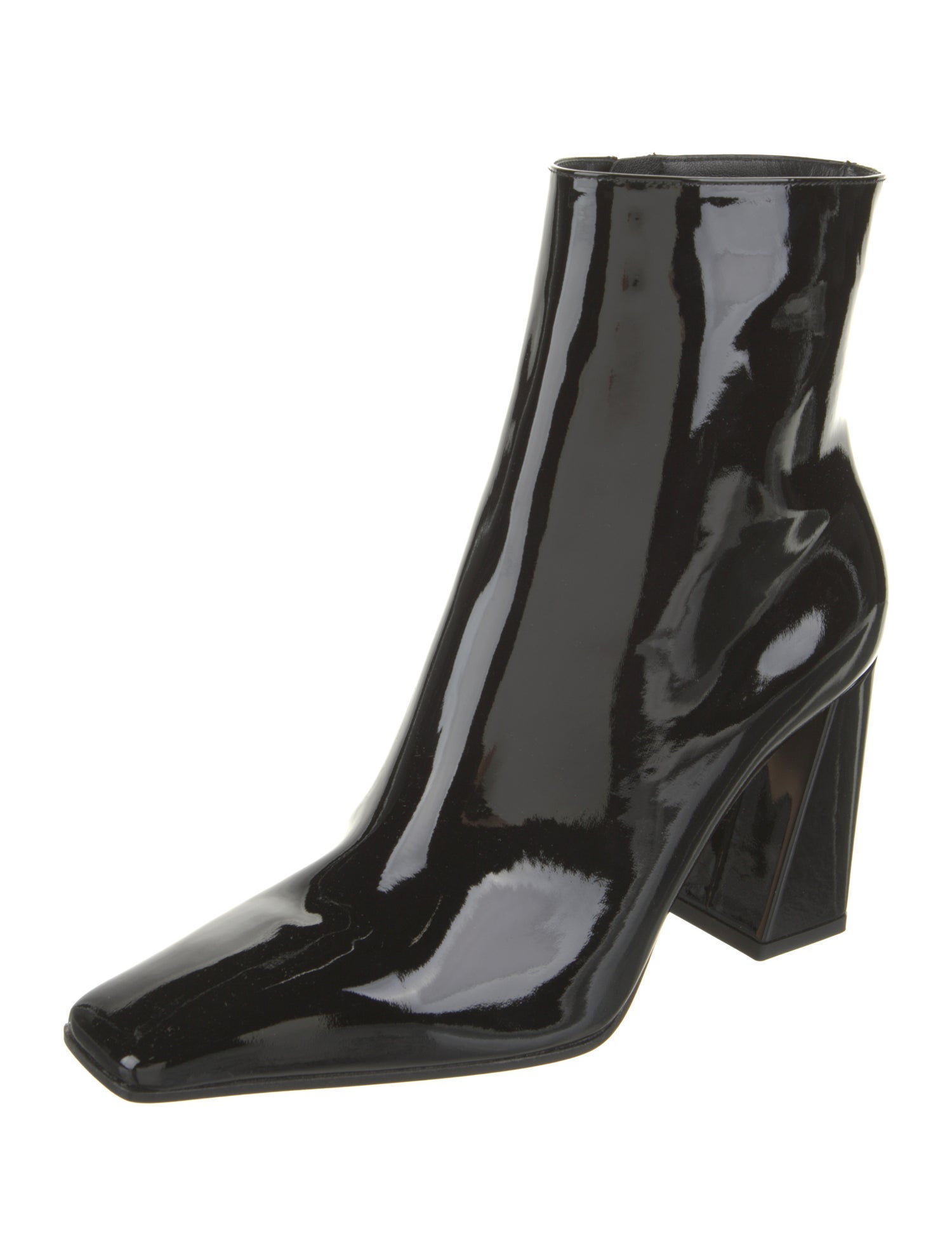 Gianvito Rossi Patent Leather Printed Boots