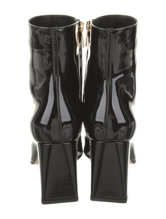Gianvito Rossi Patent Leather Printed Boots