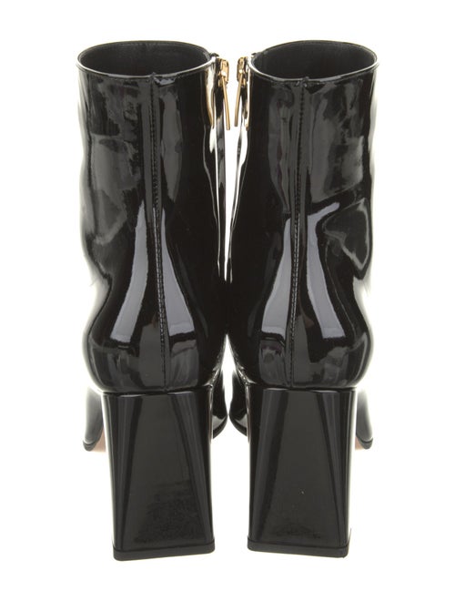 Gianvito Rossi Patent Leather Printed Boots