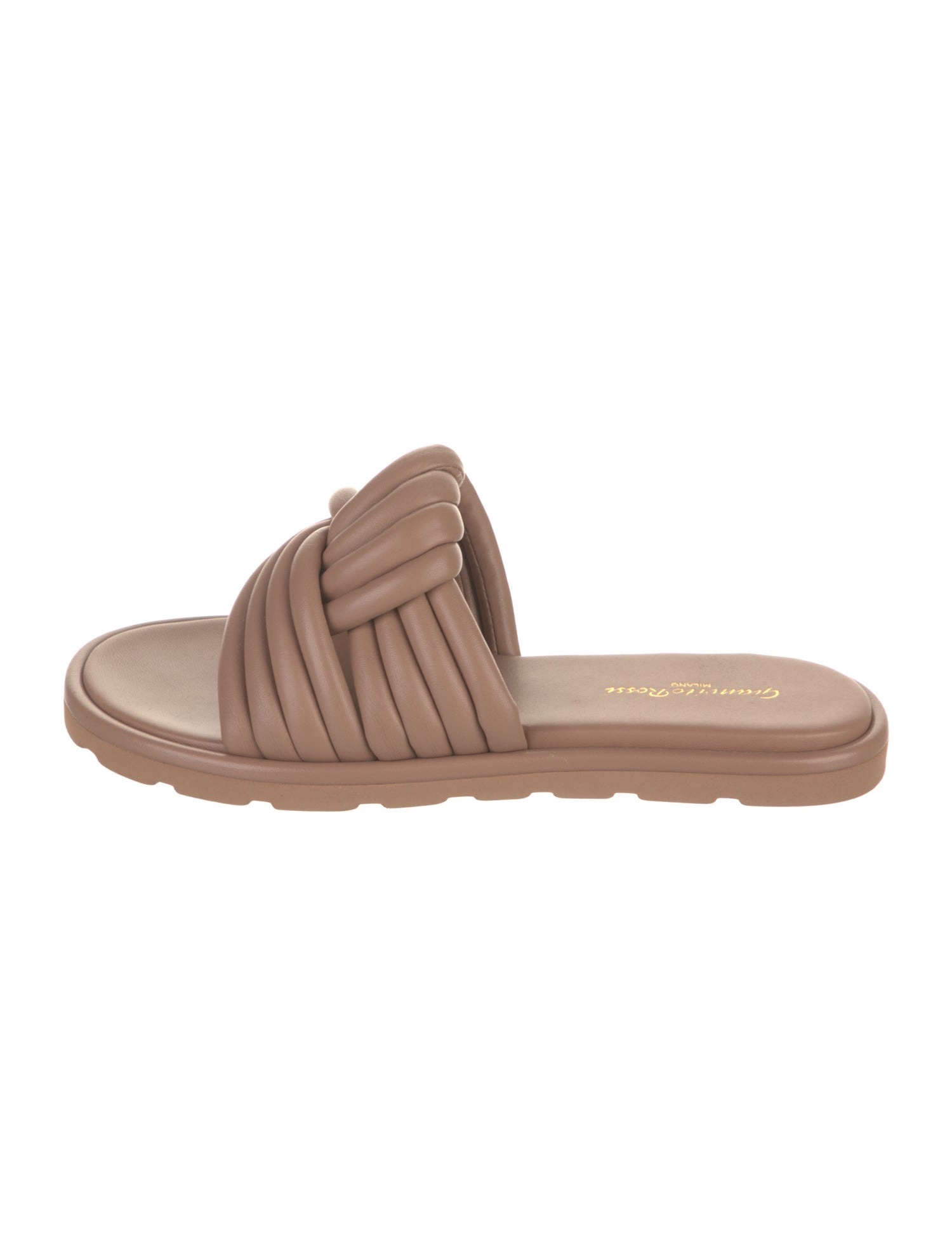 Gianvito Rossi Leather Slides