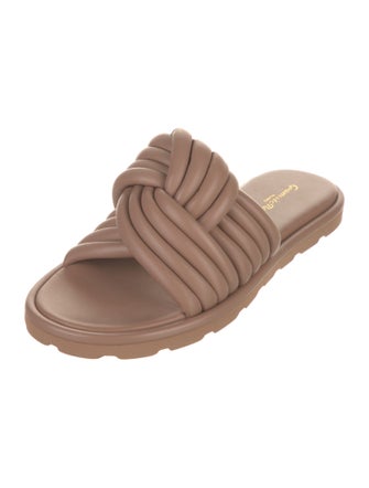 Gianvito Rossi Leather Slides