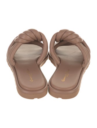 Gianvito Rossi Leather Slides
