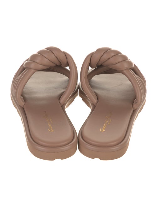 Gianvito Rossi Leather Slides