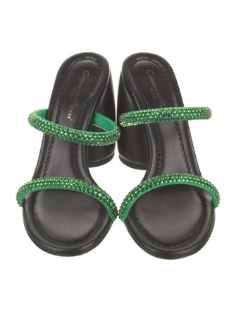 Gianvito Rossi Crystal Slides