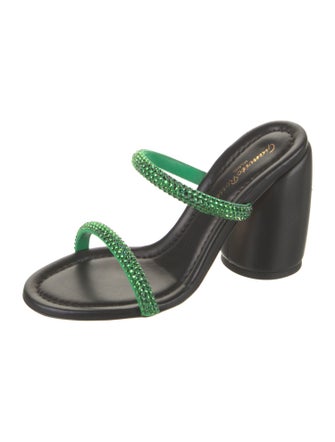 Gianvito Rossi Crystal Slides