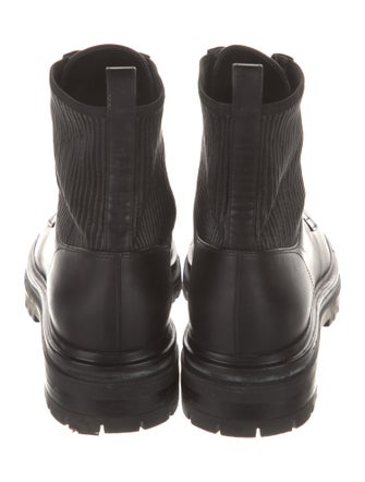 Gianvito Rossi Leather Combat Boots