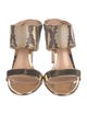 Gianvito Rossi Python Animal Print Slides