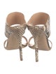 Gianvito Rossi Python Animal Print Slides