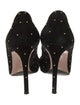 Gianvito Rossi Suede Polka Dot Print Pumps
