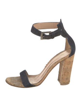 Gianvito Rossi Denim Sandals