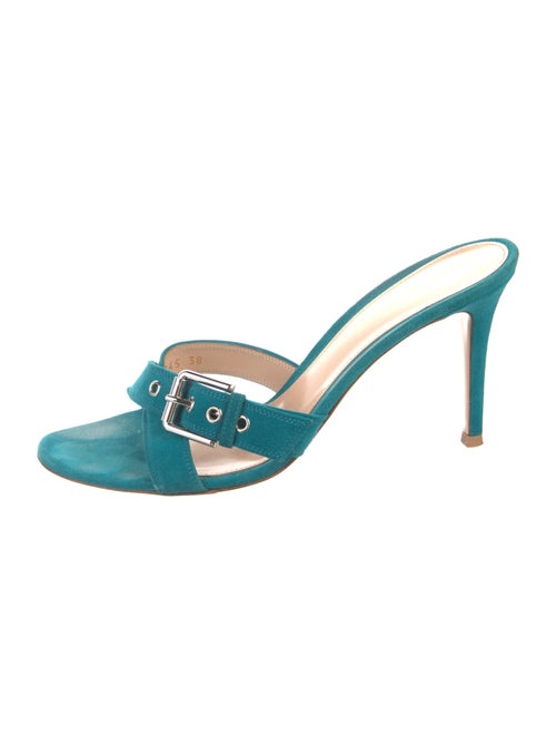 Gianvito Rossi Suede Slides