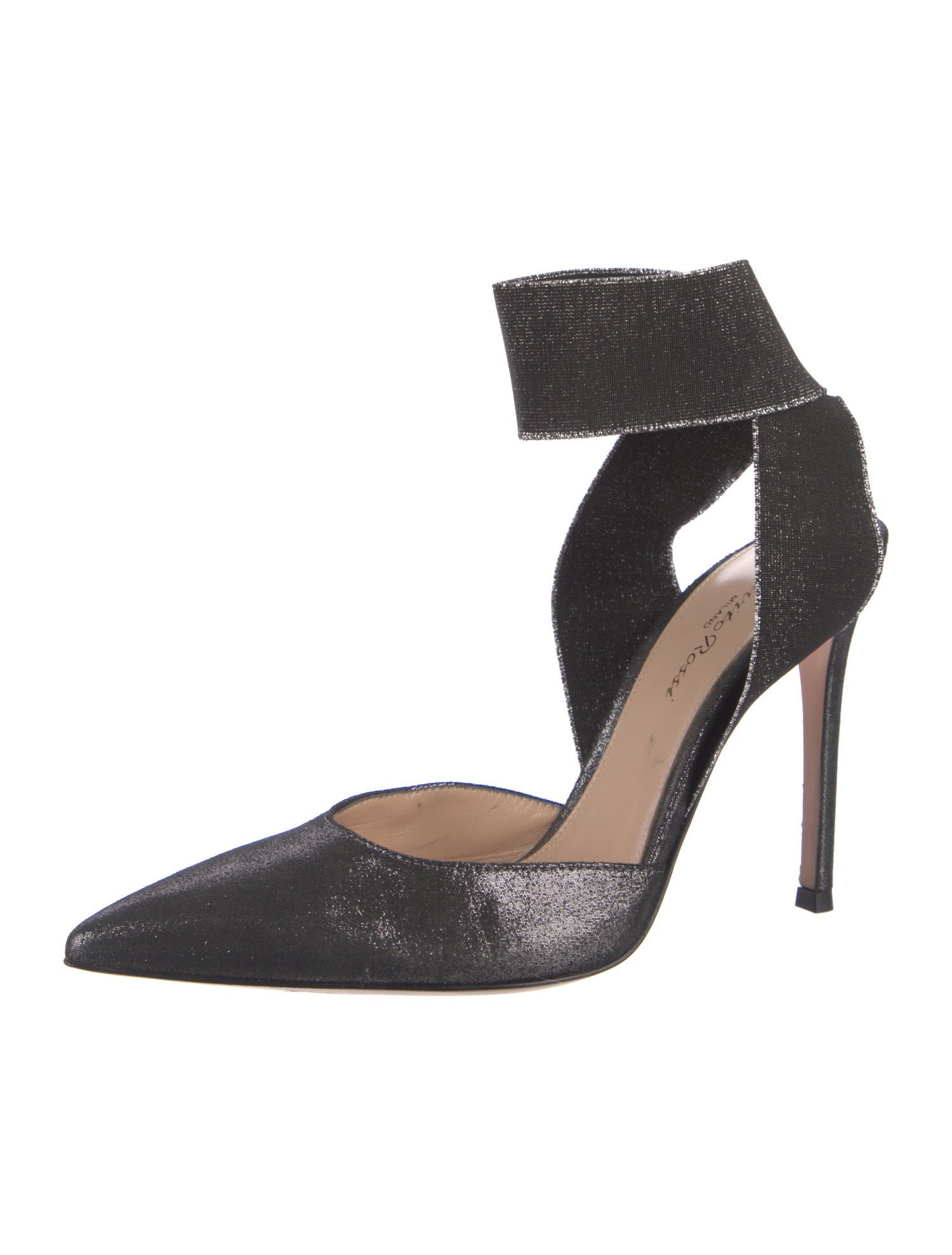 Gianvito Rossi Suede D'Orsay Pumps