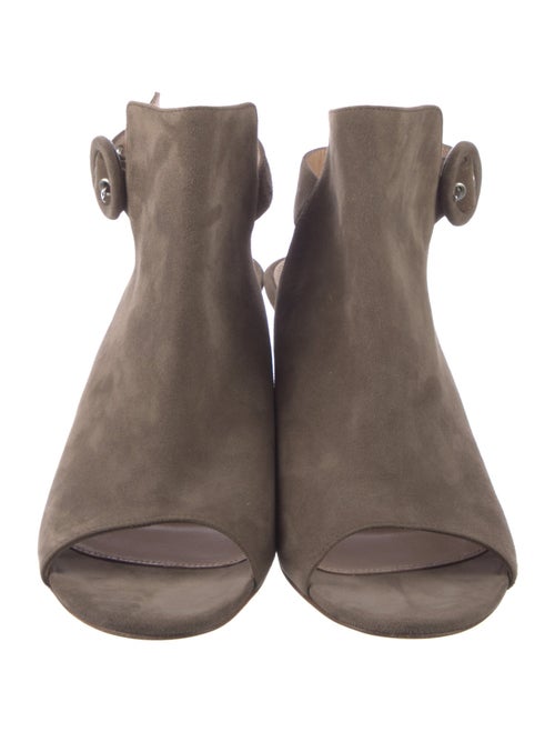 Gianvito Rossi Suede Slingback Pumps