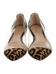 Gianvito Rossi PVC Animal Print D'Orsay Flats