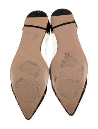 Gianvito Rossi PVC Animal Print D'Orsay Flats
