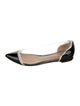 Gianvito Rossi PVC Lace Trim Embellishment D'Orsay Flats