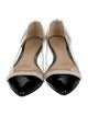 Gianvito Rossi PVC Lace Trim Embellishment D'Orsay Flats