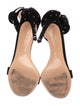Gianvito Rossi Suede Studded Accents Sandals