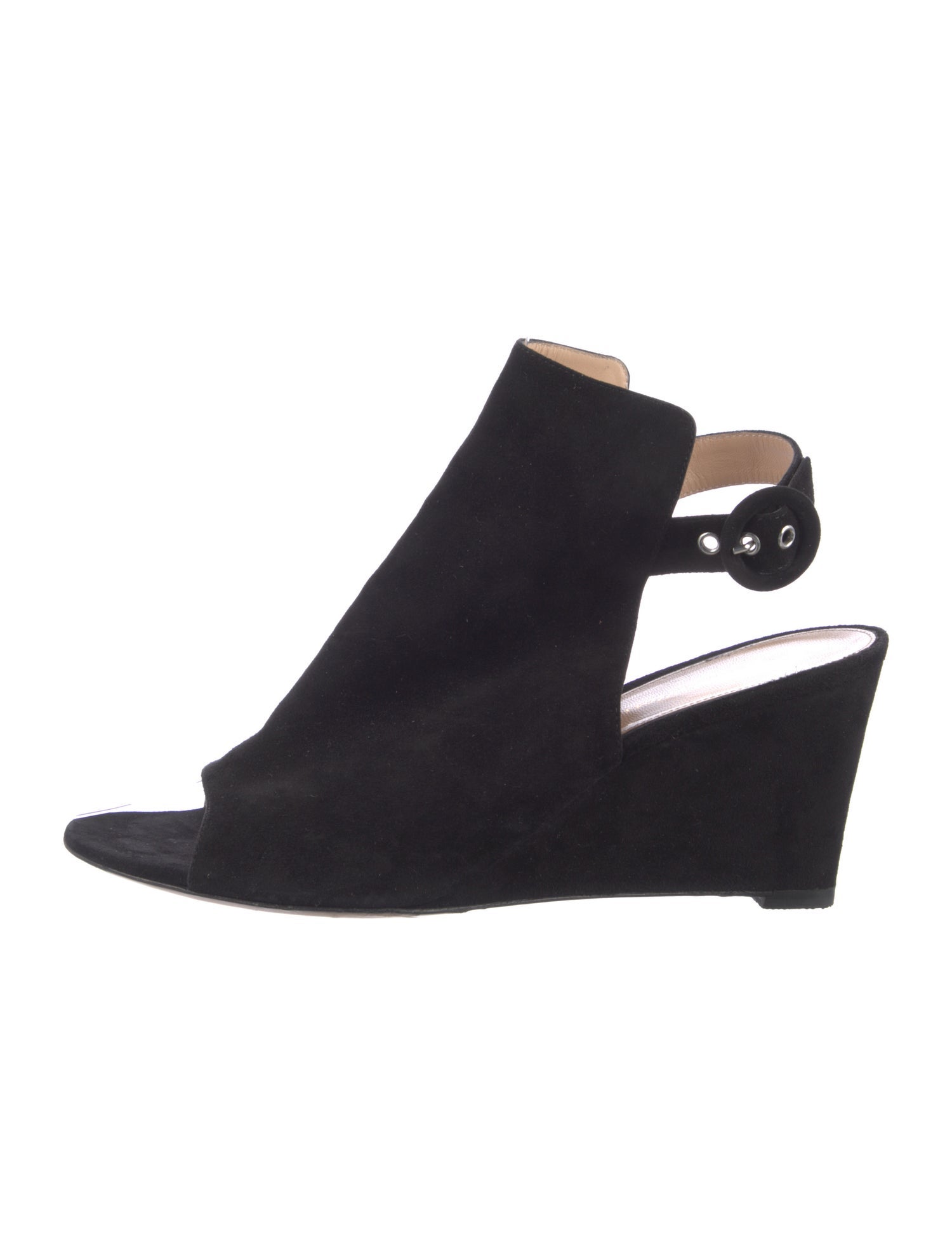 Gianvito Rossi Suede Slingback Pumps