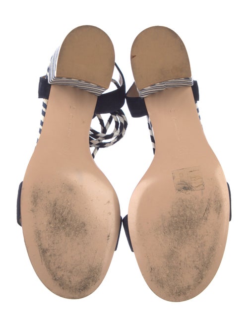 Gianvito Rossi Canvas Printed Sandals