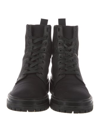 Gianvito Rossi Nylon Combat Boots