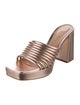 Gianvito Rossi Leather Slides